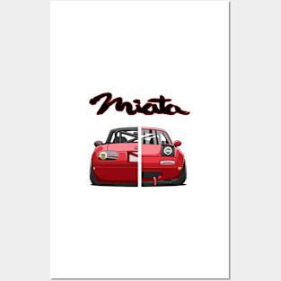 Little Red Miata Posters and Art